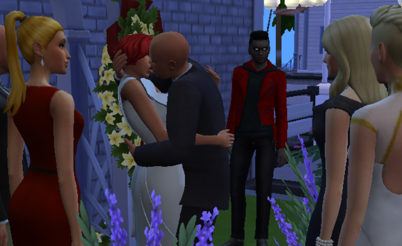 Illustration for article titled The Sims 4 Celebrity House Update: Rihanna Gets Married